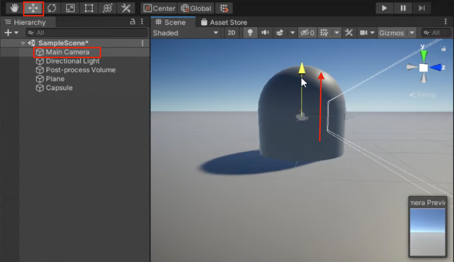 Unityでfps視点カメラを作る方法 Unity 学習